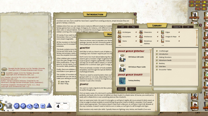 Fantasy Grounds - Fantasy Bestiary Toolkit (Savage Worlds) - 游戏机迷 | 游戏评测