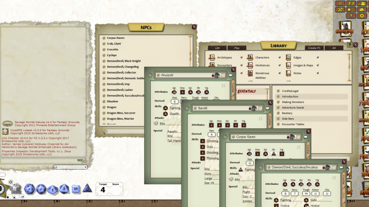 Fantasy Grounds - Fantasy Bestiary Toolkit (Savage Worlds) - 游戏机迷 | 游戏评测