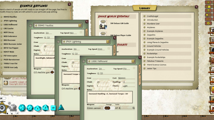 Fantasy Grounds - Pulp Gear Toolkit (Savage Worlds) - 游戏机迷 | 游戏评测