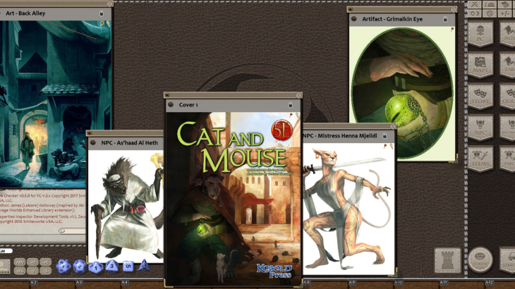Fantasy Grounds - Cat & Mouse (5E) - 游戏机迷 | 游戏评测