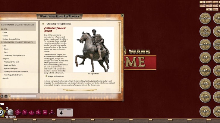 Fantasy Grounds - Weird Wars Rome: Res Romana (Savage Worlds) - 游戏机迷 | 游戏评测