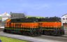 TANE DLC: BNSF GP38-2 Pumpkins (2 Pack) - 游戏机迷 | 游戏评测