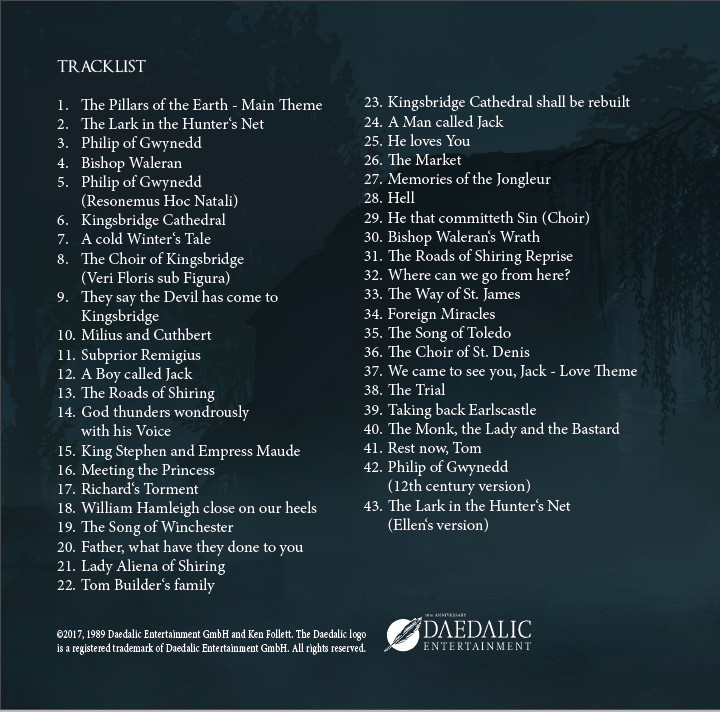 Ken Follett's The Pillars of the Earth - Soundtrack - 游戏机迷 | 游戏评测