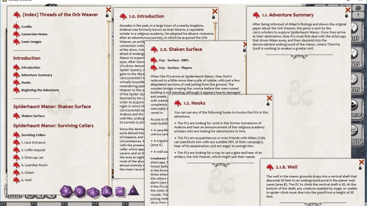 Fantasy Grounds - Threads of the Orb Weaver (5E) - 游戏机迷 | 游戏评测