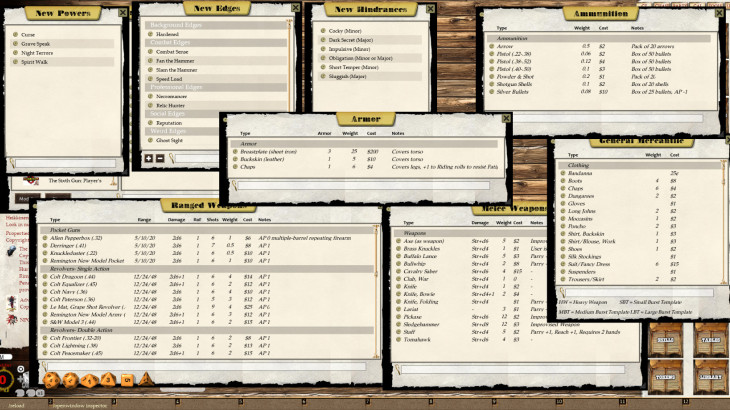 Fantasy Grounds - The Sixth Gun Roleplaying Game (Savage Worlds) - 游戏机迷 | 游戏评测