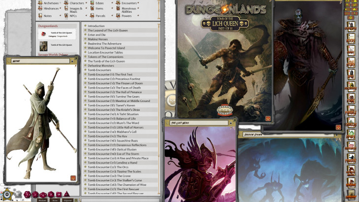 Fantasy Grounds - Dungeonlands: Tomb of the Lich Queen (Savage Worlds) - 游戏机迷 | 游戏评测