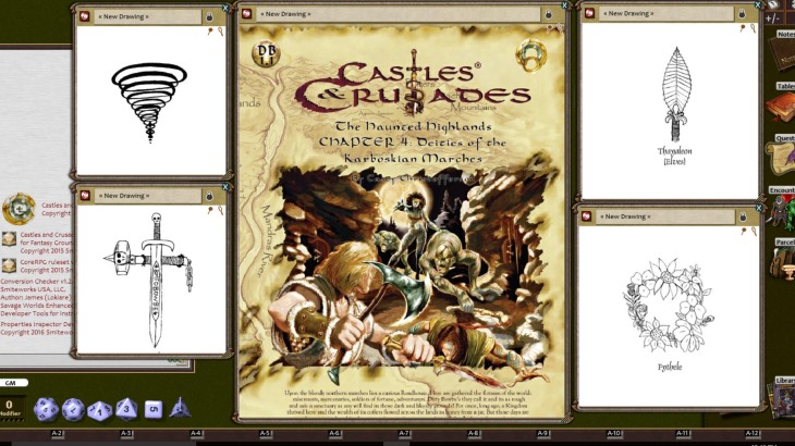Fantasy Grounds - Deities of the Haunted Highlands (Castles & Crusades) - 游戏机迷 | 游戏评测