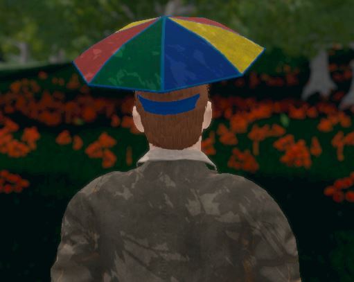 Hide and Seek - Rainbow Umbrella Hat - 游戏机迷 | 游戏评测