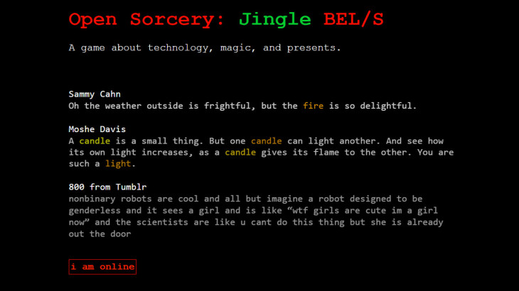 Open Sorcery: Jingle BEL/S - 游戏机迷 | 游戏评测