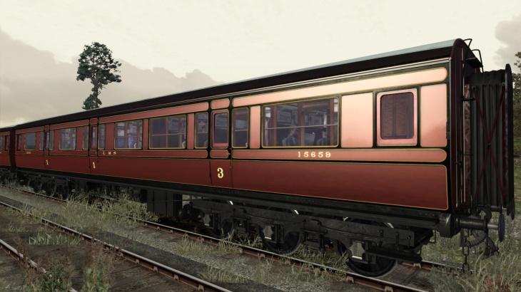TS Marketplace: Caledonian Railway 65ft Grampian LMS Period 1 Coach Pack - 游戏机迷 | 游戏评测