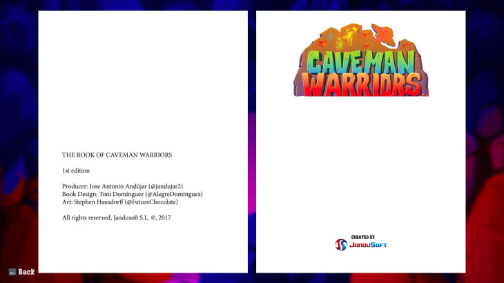 Caveman Warriors - Artbook - 游戏机迷 | 游戏评测