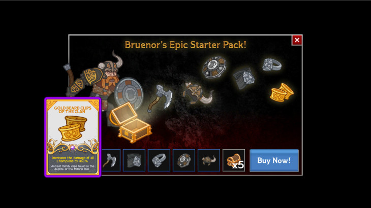 Idle Champions - Bruenor's Starter Pack - 游戏机迷 | 游戏评测