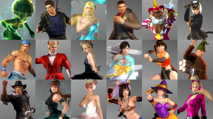 DOA5LR Halloween Costumes 2017 Full Set - 游戏机迷 | 游戏评测