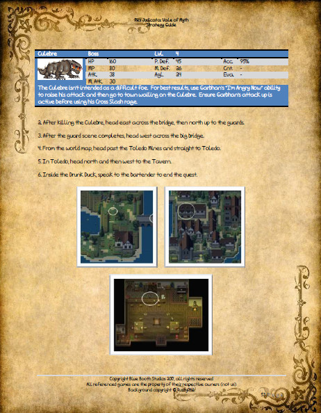 Res Judicata: Vale of Myth - Strategy Guide - 游戏机迷 | 游戏评测