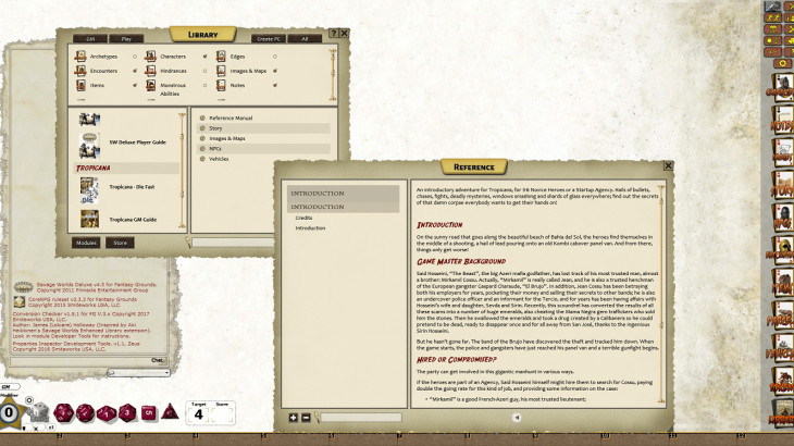 Fantasy Grounds - Tropicana: Die Fast... (or die trying) (Savage Worlds) - 游戏机迷 | 游戏评测