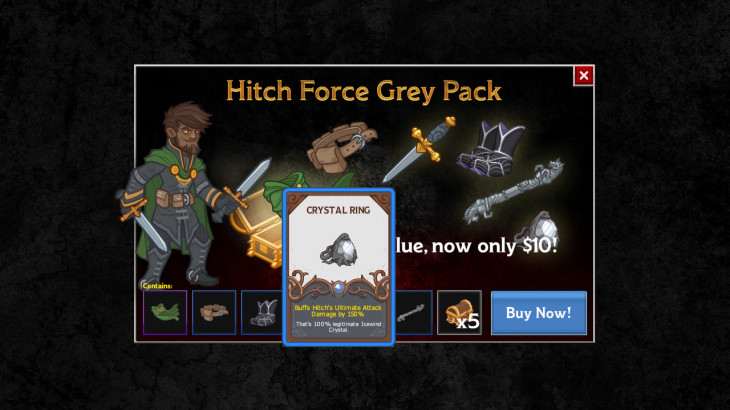 Idle Champions - Hitch's Force Grey Starter Pack - 游戏机迷 | 游戏评测