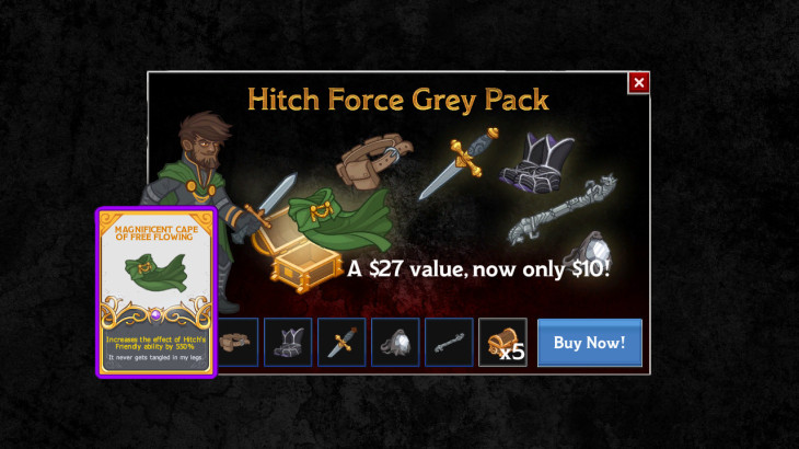 Idle Champions - Hitch's Force Grey Starter Pack - 游戏机迷 | 游戏评测