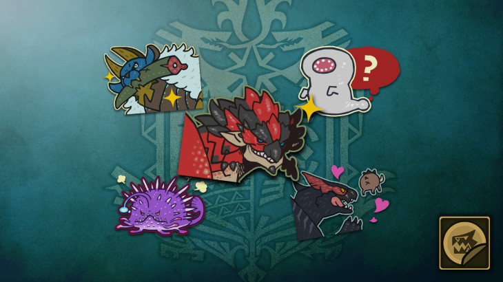 Monster Hunter: World - Sticker Set: Classic Monsters Set - 游戏机迷 | 游戏评测