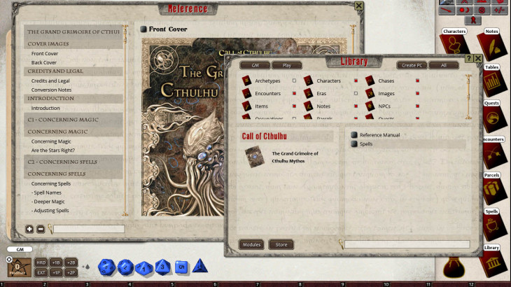 Fantasy Grounds - The Grand Grimoire of Cthulhu Mythos Magic (CoC7E) - 游戏机迷 | 游戏评测