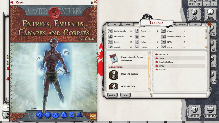 Fantasy Grounds - Entrees, Entrails, Canapes and Corpses (5E) - 游戏机迷 | 游戏评测