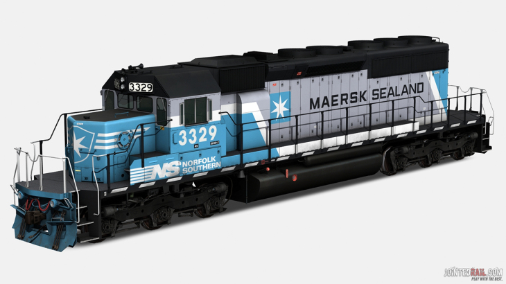 TANE DLC - EMD SD40-2 - Maersk - 游戏机迷 | 游戏评测