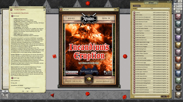 Fantasy Grounds - A19: Incandium's Eruption (PFRPG) - 游戏机迷 | 游戏评测