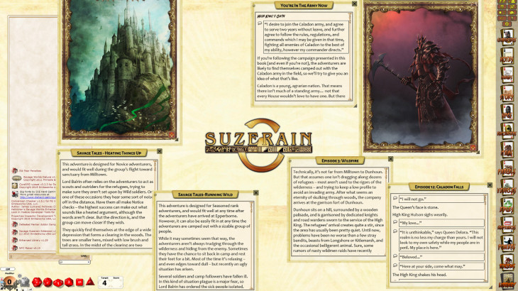 Fantasy Grounds - Suzerain: Caladon Falls (Savage Worlds) - 游戏机迷 | 游戏评测