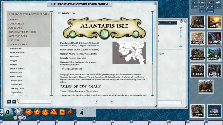 Fantasy Grounds - Hellfrost: Atlas of the Frozen North (Savage Worlds) - 游戏机迷 | 游戏评测