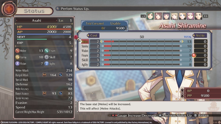 Dark Rose Valkyrie: Economic Points Set / お徳用ポイントバラエティパック / 實惠點數禮包 - 游戏机迷 | 游戏评测