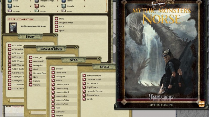Fantasy Grounds - Mythic Monsters #33: Norse (PFRPG) - 游戏机迷 | 游戏评测