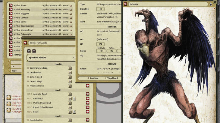 Fantasy Grounds - Mythic Monsters Monstrous Humanoids (PFRPG) - 游戏机迷 | 游戏评测