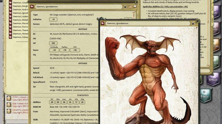 Fantasy Grounds - Mythic Monsters #31: Daemons (PFRPG) - 游戏机迷 | 游戏评测