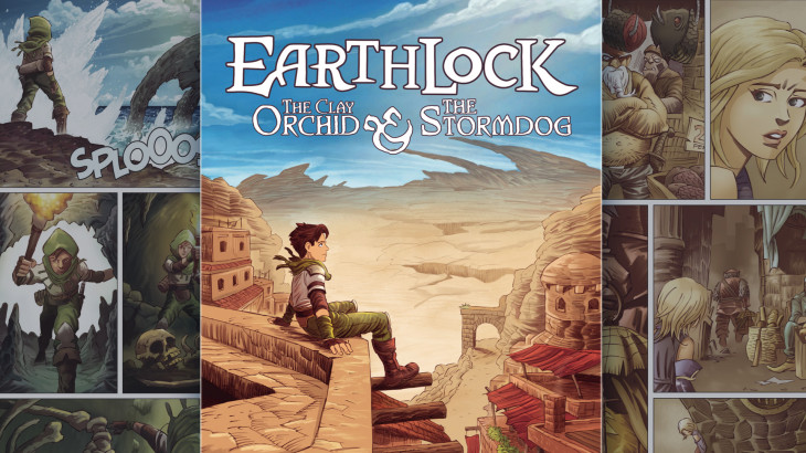 EARTHLOCK - Comic Book #1 - The Storm Dog & The Clay Orchid - 游戏机迷 | 游戏评测