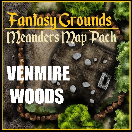 Fantasy Grounds - Meanders Map Pack: Venmire Woods (Map Pack) - 游戏机迷 | 游戏评测