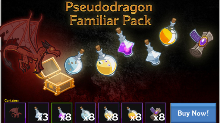 Idle Champions - Pseudodragon Familiar Pack - 游戏机迷 | 游戏评测