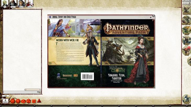 Fantasy Grounds - Pathfinder RPG - War for the Crown AP 2: Songbird, Scion, Saboteur (PFRPG) - 游戏机迷 | 游戏评测