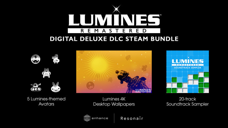 LUMINES REMASTERED Digital Deluxe DLC Bundle - 游戏机迷 | 游戏评测