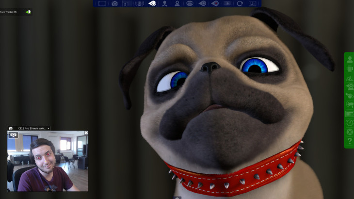 FaceRig Julien the Pug Avatar - 游戏机迷 | 游戏评测