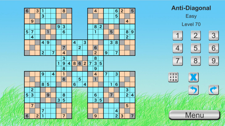Ultimate Sudoku Collection - Samurai Anti Diagonal Pack - 游戏机迷 | 游戏评测