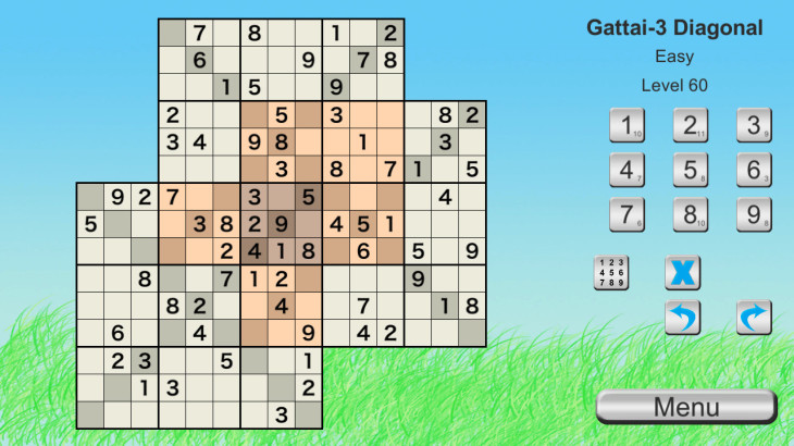 Ultimate Sudoku Collection - Gattai-3 Diagonal Pack - 游戏机迷 | 游戏评测