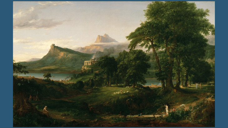 Masters of Puzzle - The Arcadian or Pastoral State by Thomas Cole - 游戏机迷 | 游戏评测