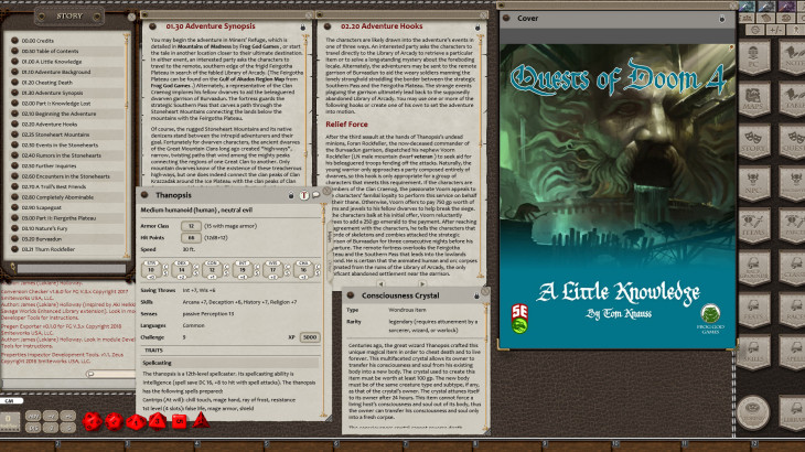 Fantasy Grounds - Quests of Doom 4: A little knowledge (5E) - 游戏机迷 | 游戏评测