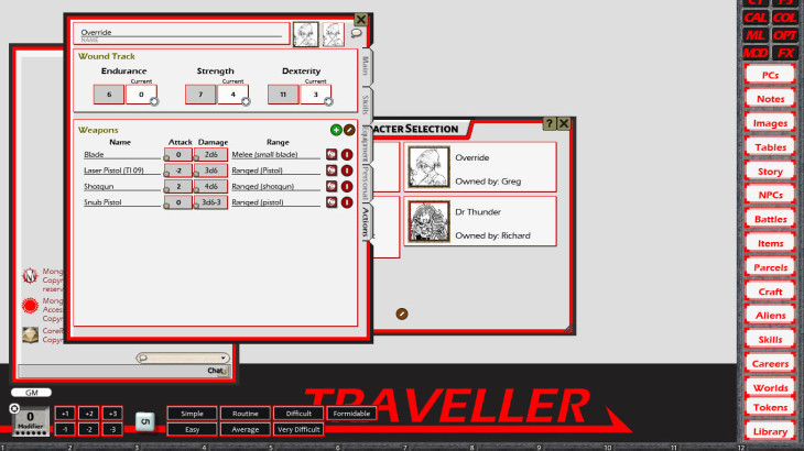 Fantasy Grounds - Traveller Mongoose 1E Ruleset (Traveller 1E Mongoose) - 游戏机迷 | 游戏评测