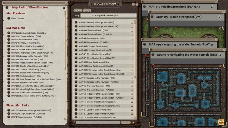 Fantasy Grounds - Paths to Adventure: Elven Empires (Map Pack) - 游戏机迷 | 游戏评测