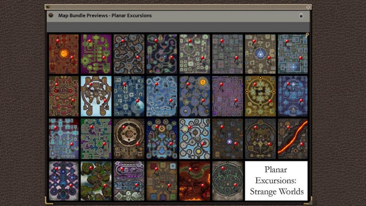 Fantasy Grounds - Paths to Adventure: Planar Excursions Map (Map Pack) - 游戏机迷 | 游戏评测