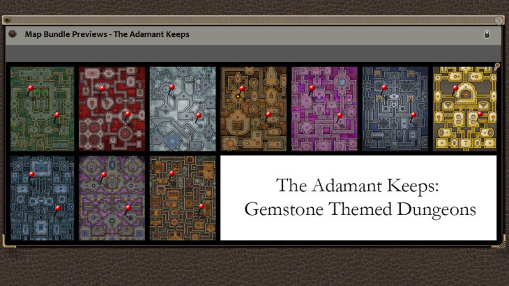 Fantasy Grounds - Paths to Adventure: The Adamant Keeps (Map Pack) - 游戏机迷 | 游戏评测