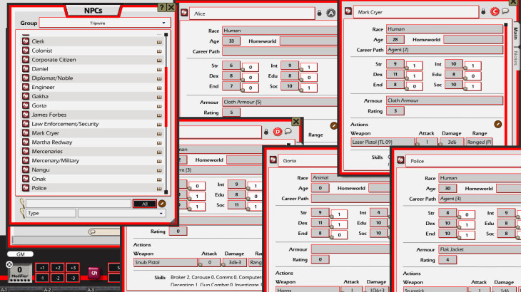 Fantasy Grounds - Tripwire (Mongoose Traveller 1E) - 游戏机迷 | 游戏评测