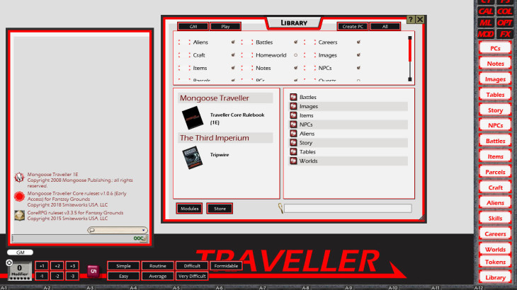Fantasy Grounds - Tripwire (Mongoose Traveller 1E) - 游戏机迷 | 游戏评测