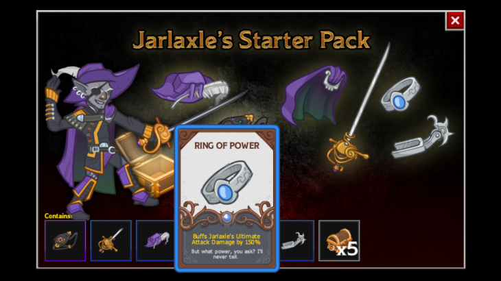 Idle Champions - Jarlaxle's Starter Pack - 游戏机迷 | 游戏评测