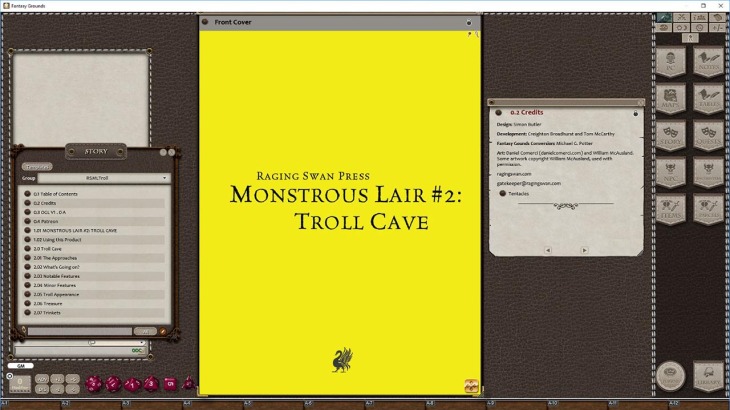 Fantasy Grounds - Monstrous Lair #2: Troll Cave (Any Ruleset) - 游戏机迷 | 游戏评测